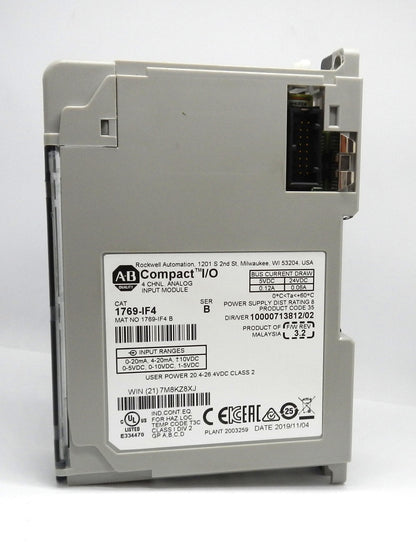 1769-IF4 Allen-Bradley Compact I/O 4-Channel Analog Input Module