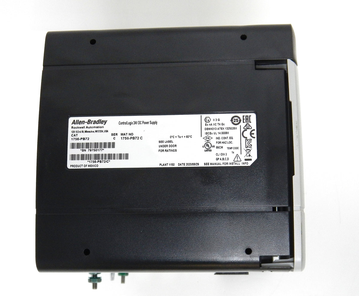1756-PB72 Allen-Bradley ControlLogix 24V DC Power Supply Series C