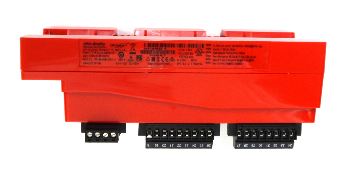 1791ES-IB8XOBV4 Allen-Bradley CompactBlock Guard I/O 8-Input 4-Output Safety Module 24VDC