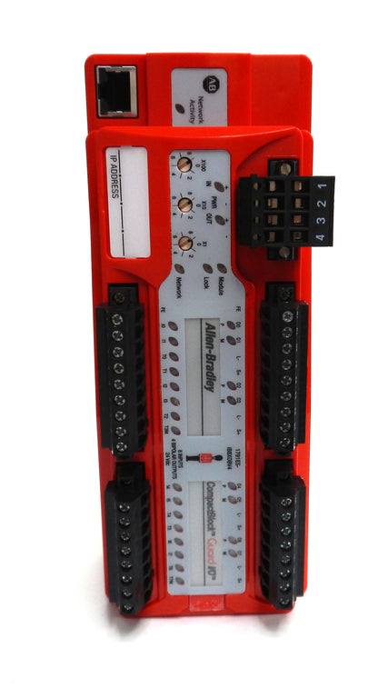 1791ES-IB8XOBV4 Allen-Bradley CompactBlock Guard I/O 8-Input 4-Output Safety Module 24VDC