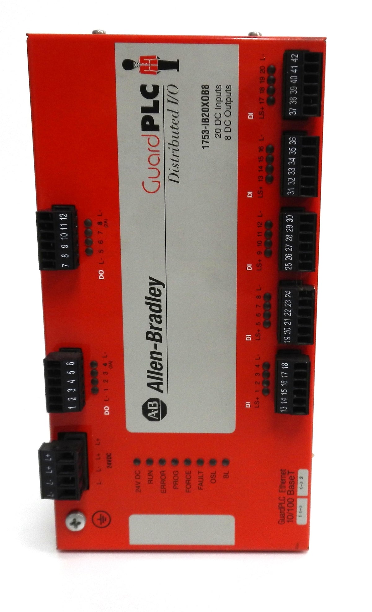 1753-IB20XOB8 Allen-Bradley GuardPLC Distributed I/O 20 DC Inputs 8 DC Outputs 24VDC Safety Module