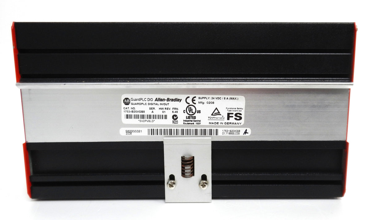 1753-IB20XOB8 Allen-Bradley GuardPLC Distributed I/O 20 DC Inputs 8 DC Outputs 24VDC Safety Module