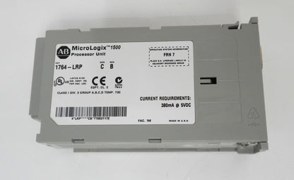 1764-LRP Allen-Bradley MicroLogix 1500 PLC Processor 14K Memory / 3-month warranty