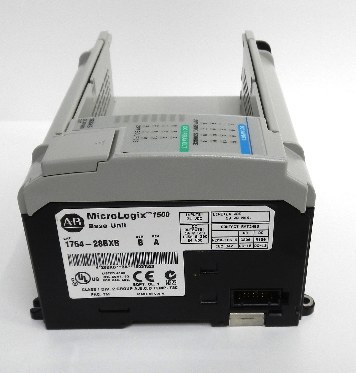 1764-28BXB Allen-Bradley MicroLogix 1500 PLC Base Unit 24V DC 28 I/O