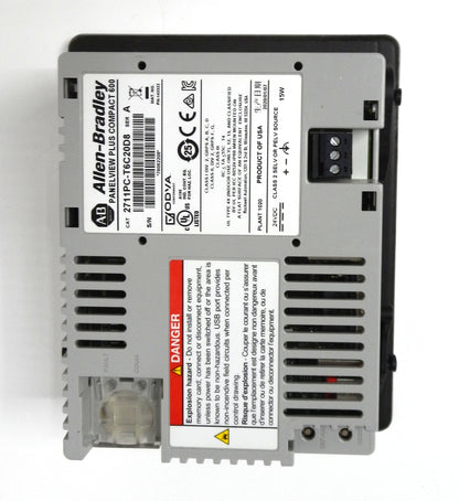 2711PC-T6C20D8 Allen-Bradley PanelView Plus Compact 600 HMI