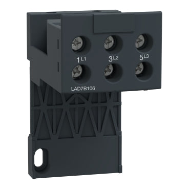 Schneider Electric LAD7B106 Terminal Block Accessory for TeSys D LC1D Contactors