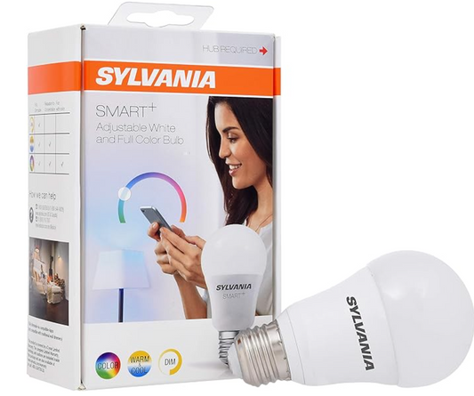 SYLVANIA SMART+ ZigBee Full Color A19 LED Light Bulb