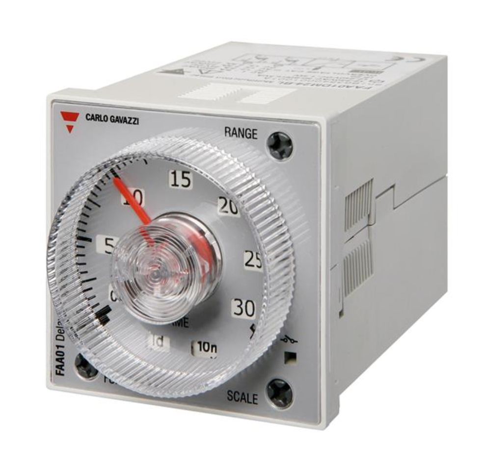 FAA08DW24 Time Delay Relay Timer | 48×48mm Panel Timer | Delay-On-Operate | 8-Pin Industrial Control