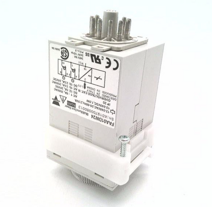 FAA08DW24 Time Delay Relay Timer | 48×48mm Panel Timer | Delay-On-Operate | 8-Pin Industrial Control