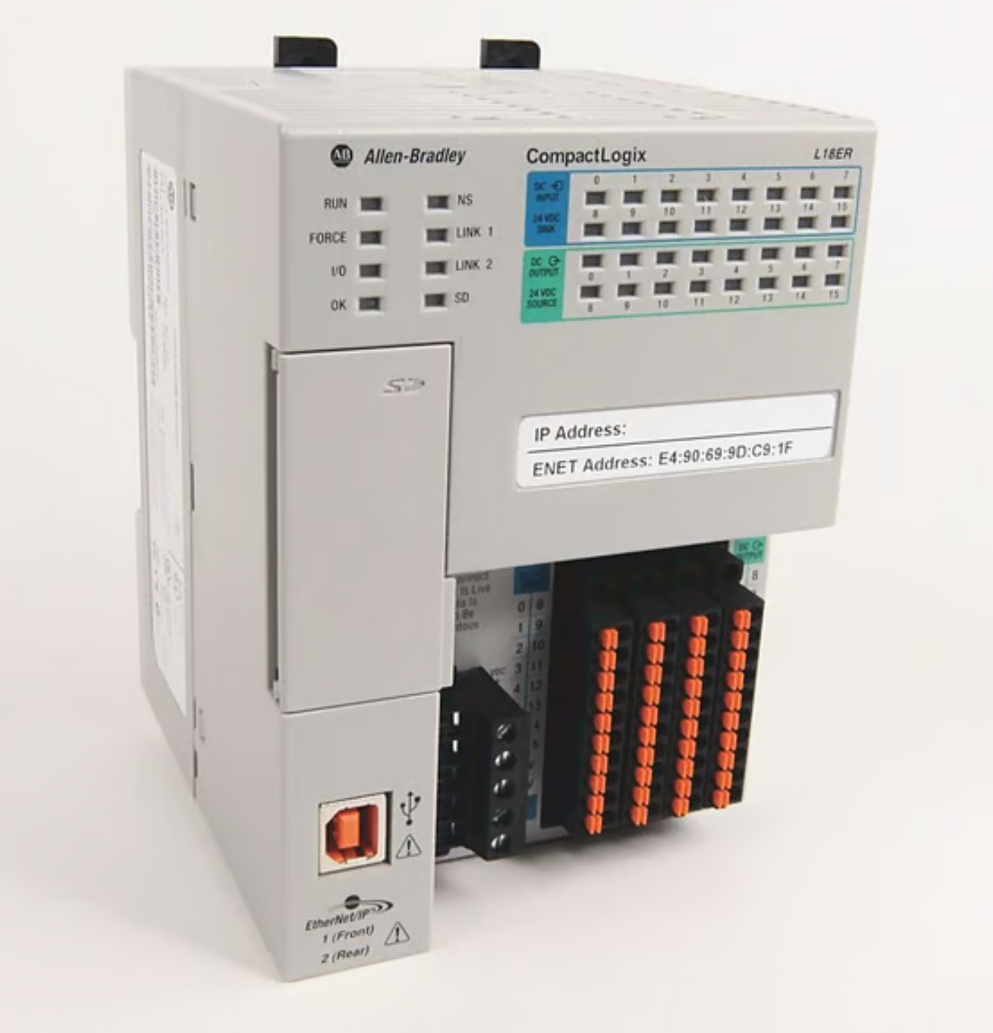 1769-L18ER-BB1B Allen-Bradley CompactLogix 5370 L1 PLC Controller Ethernet/IP 24VDC
