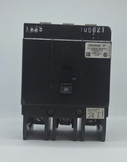 GBH3020 Cutler-Hammer 3-Pole 20A 480VAC Circuit Breaker