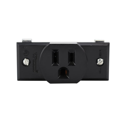 Wiremold 2127GA Grounding Receptacle 15A 125V Surface Raceway Outlet Legrand