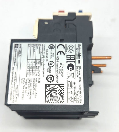 Schneider Electric LRD08 Thermal Overload Relay 2.5-4A TeSys LRD Motor Protection