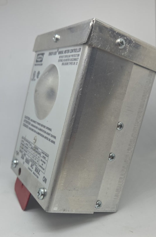 Hubbell Circuit-Lock Manual Motor Controller Disconnect Switch 30A 600V AC Industrial Motor Disconnect