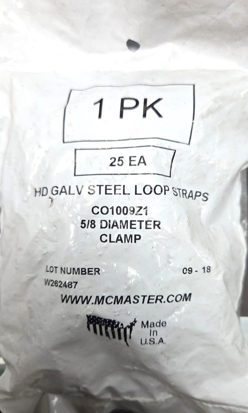 Galvanized Steel Cable Clamps 5/8 Inch Nail-On Cable Strap Electrical Wire Support