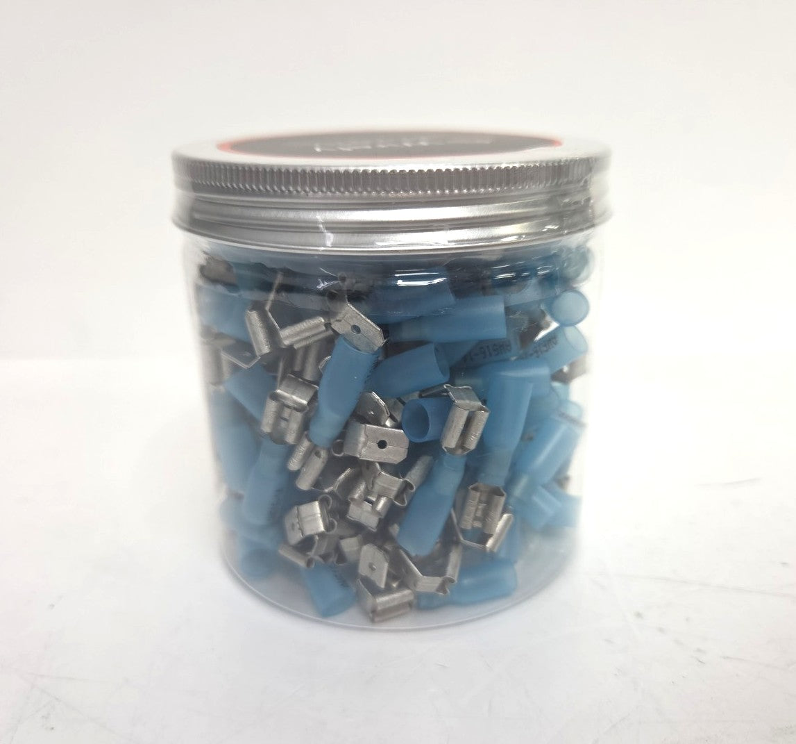 16-14 AWG Wirefy Heat Shrink Piggyback Connectors 150 PCS Waterproof Blue